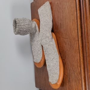 L.L. Bean Knit Slipper Socks Padded Warm House Shoes Unisex Large